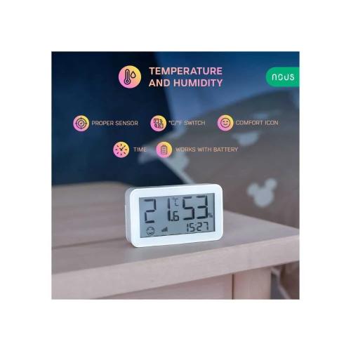 Nous E6 Smart Tuya Zigbee Sensor de temperatura e.