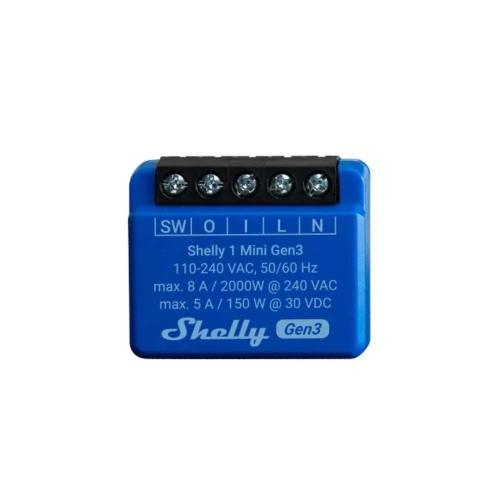 Shelly 1 Mini Gen3, Interruptor de relé inteligen.