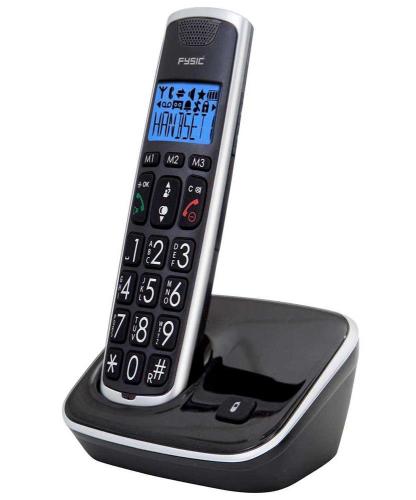 Teléfono Dect Senior Con Teclas Grandes Y 1 Auricular Negro