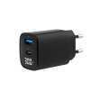 Cargador Rapido Usb Gembird de 2 Puertos Y 30 W, Lcd, Negro