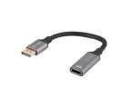 Adaptador Lanberg 8k Displayport Macho/Hdmi Hembr.