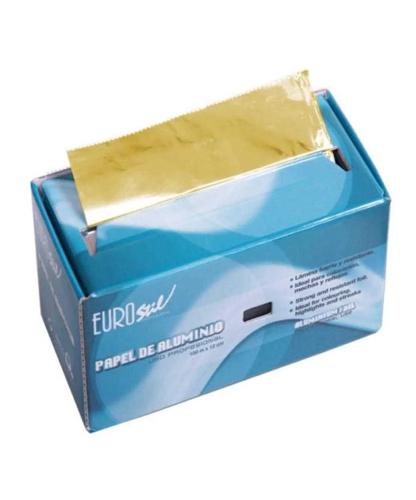 Eurostil Folha de Alumínio Profissional Rolo de Ouro .