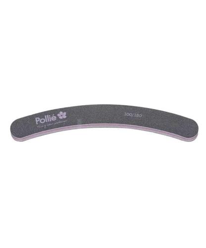 Pollie Negro Curvado Lima 100/180 19x178mm Con Bo.