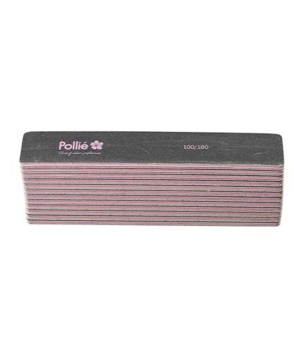 Lima Quadrada Preta Pollie 100/180 28x178mm com B.