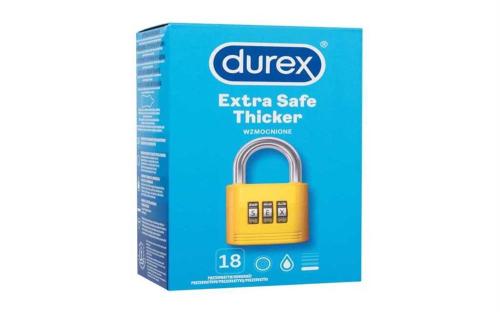 Condoms Extra Safe Thicker 18pc