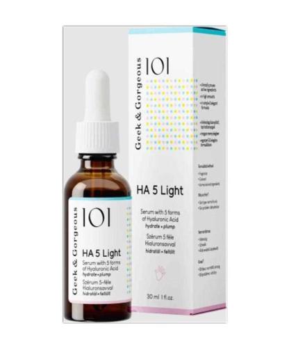 Geek Gorgeous Ha5 Light Serum Acido Hyaluronico 3.