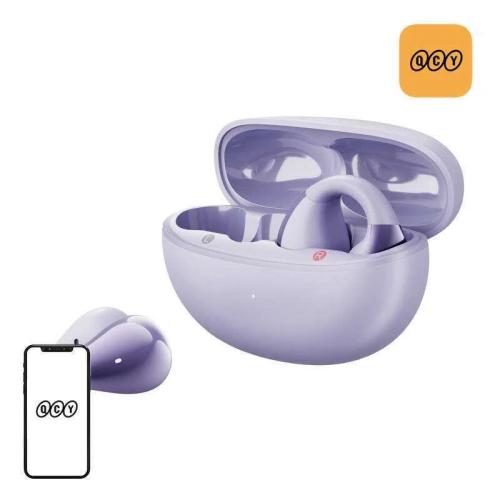 Auscultadores Qcy Crossky Clip T33 Roxo