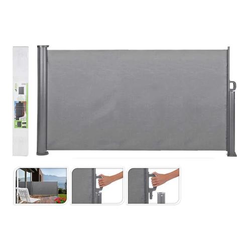 Side Windscreen 3 M For Garden Or Balcony. The Frame Is Made Of Aluminum And The Polyester Fabric Ha