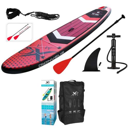 Taula de Paddle Surf Inflable de Xq Max, 305 Cm X 71 Cm X 10 Cm. Té Tres Quilles, Dues Petita Fixes