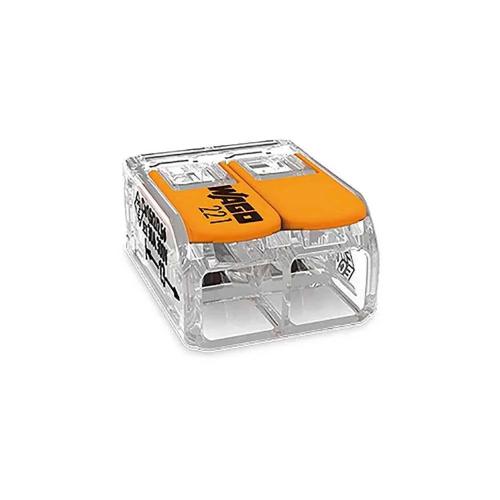 Conector rapido com alavanca 2 condutores maxi.