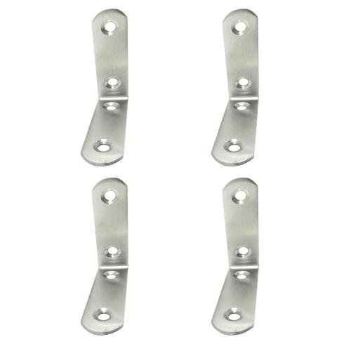 Angle Refor&ccedil; An24, Acer Inoxidable. Inclou Tornilleria, 60 X 60 X 19 Mm. 4 Unitats