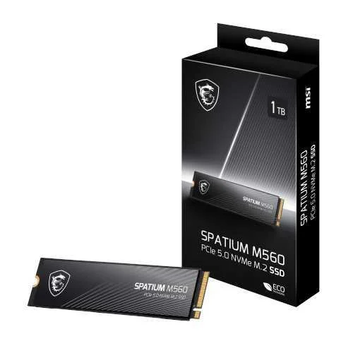 Ssd Msi Spatium M560 Pcie 5.0 Nvme M.2 1tb