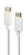 Cable Displayport Gembird 4k de 1,8 M, Blanco
