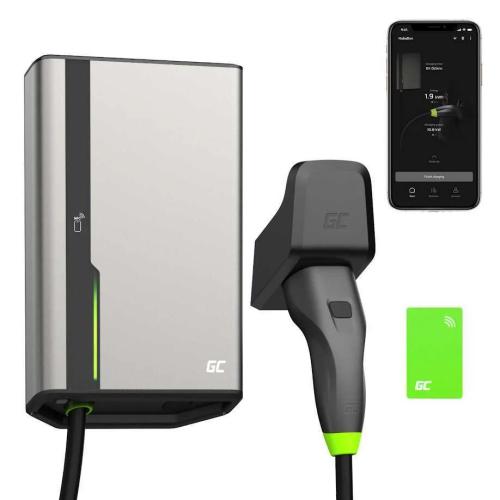 Greencell Habuden Wallbox 22kw 32a 5m Cabo Nfc T.