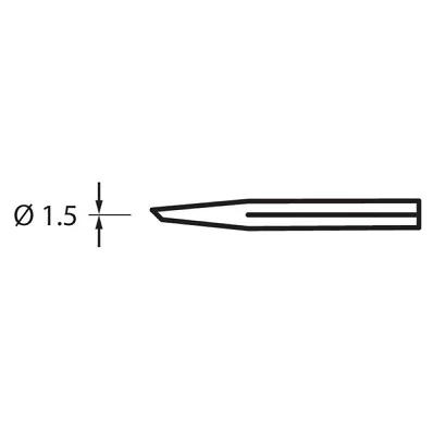 Ponta 1.5mm B-06d para Ferro de Soldar 5w Jbc