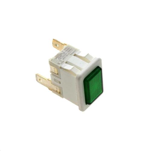 Lampara Piloto Verde Con Interruptor
