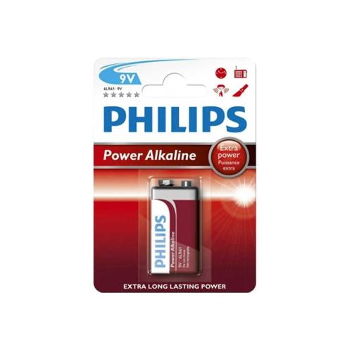 Pilha Alcalina 9v 6lr61 Philips Powerlife