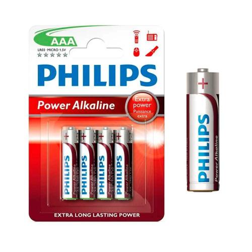 Pilhas Philips Lr03p4b/10