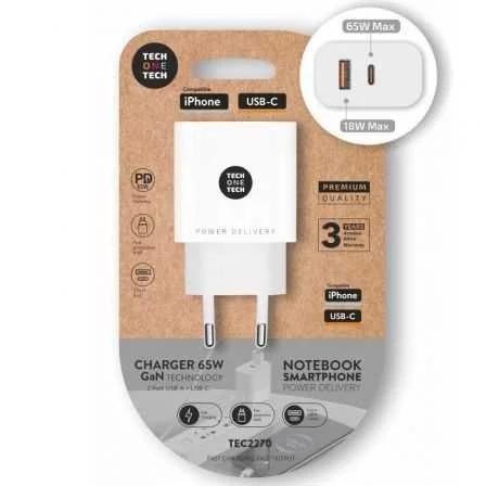 Cargador Gan de Pared Tech One Tech Gan Tec2270/ .